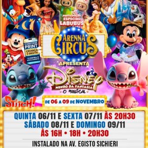 Ingresso Arenna Circus |Sertãozinho - SP | 06/11/20254 - Quinta-Feira